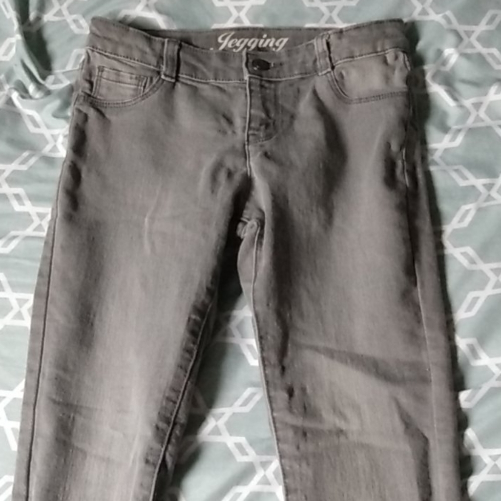 Gray jeggings